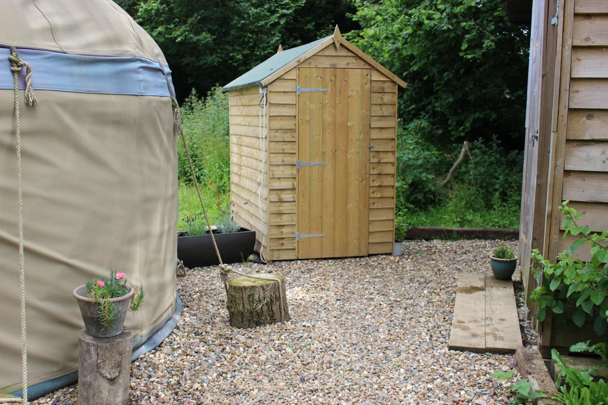 The Yurt At Worcesters Farm Canterbury Bagian luar foto