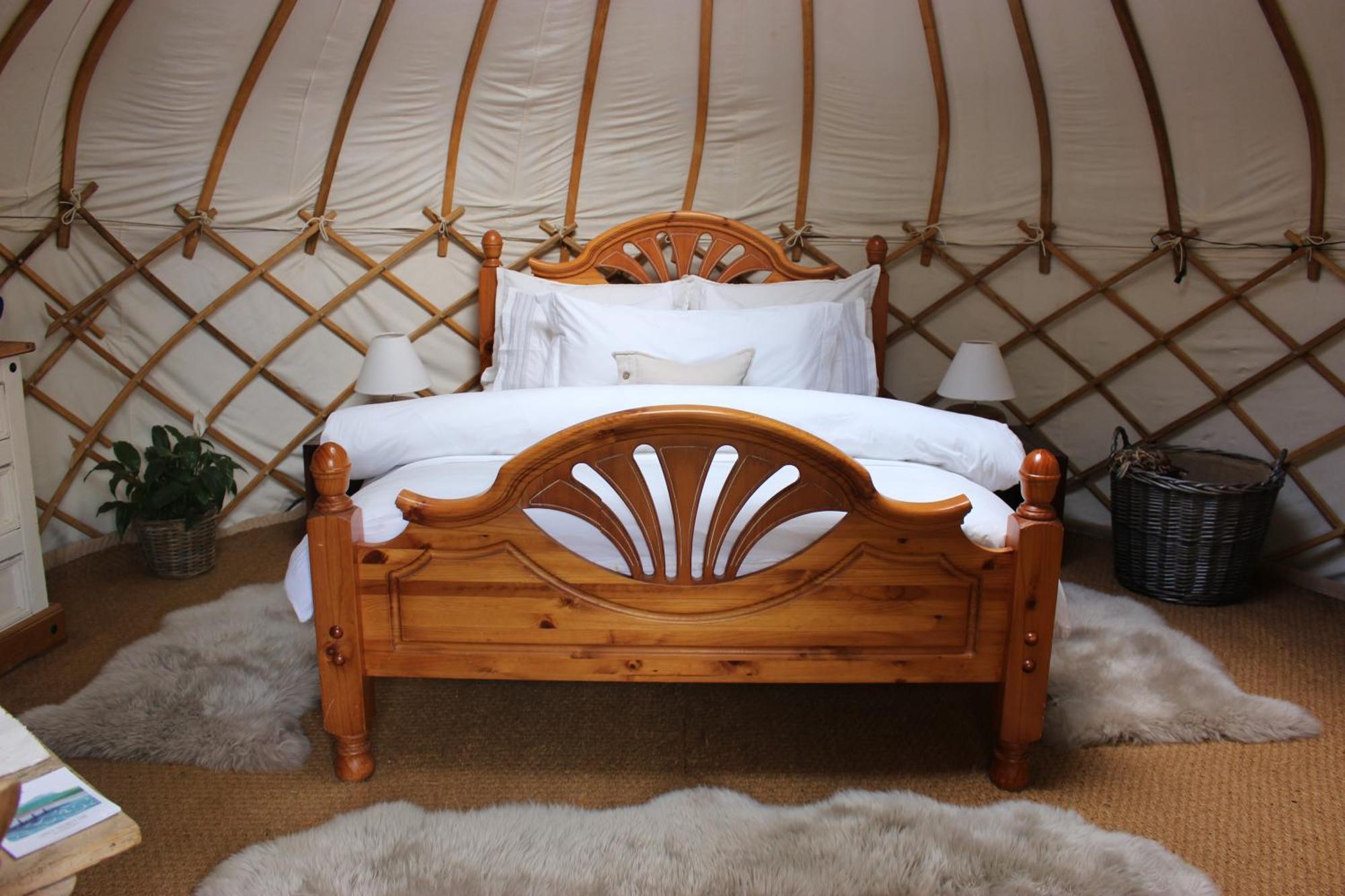 The Yurt At Worcesters Farm Canterbury Bagian luar foto